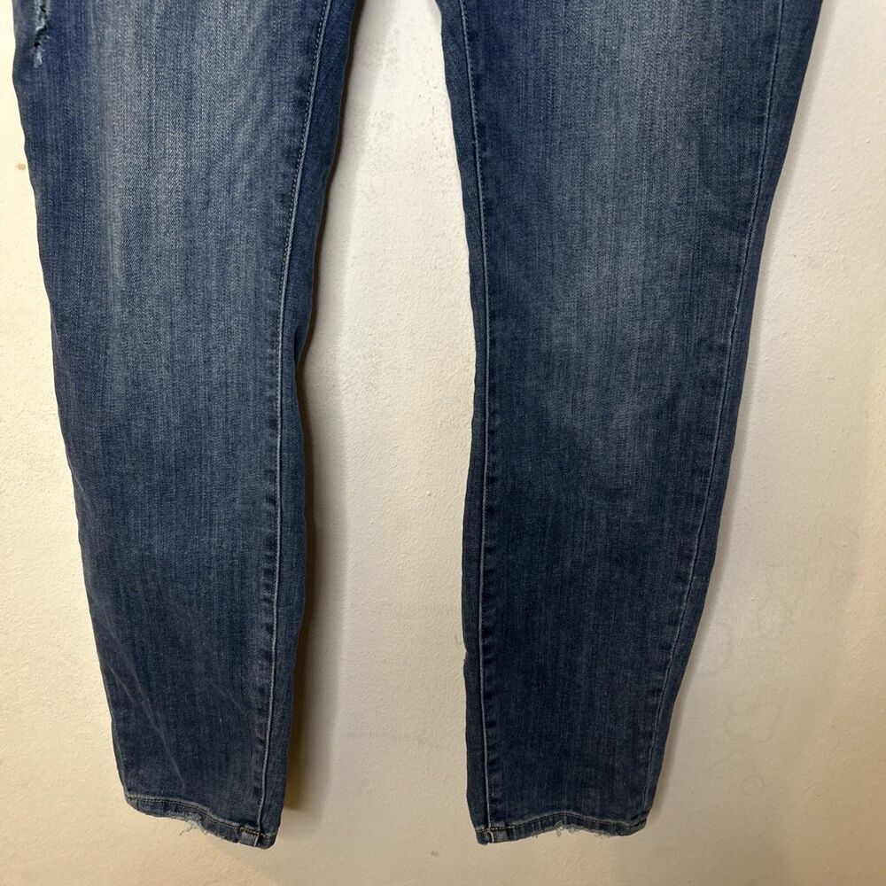 Sundance Womens Jeans Primrose Mid Rise Crop Boho Distressed Blue 29 Flawed - Picture 5 of 16